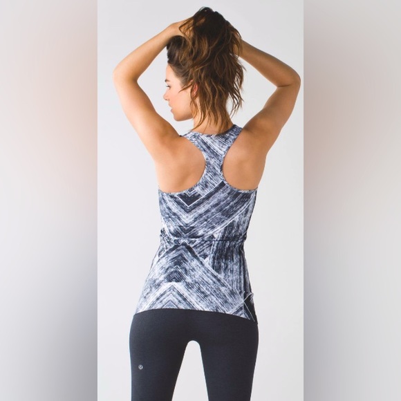 Lululemon Cool Racerback SIZE-2/ NWOT
Heat Wave White Black - Picture 2 of 3